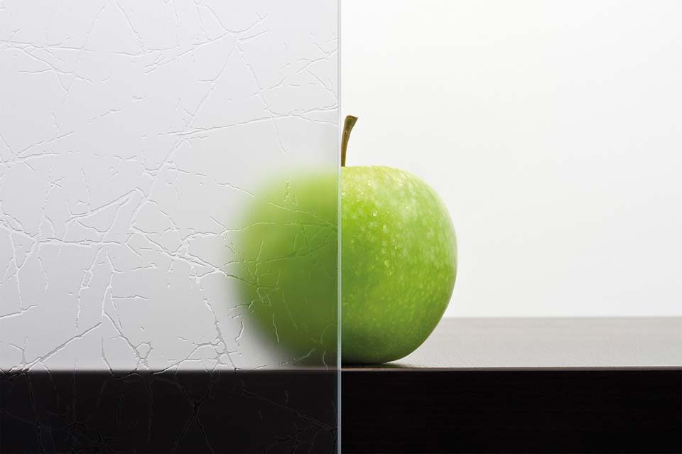 Ornament-Glasmuster mit Motiv Uadi