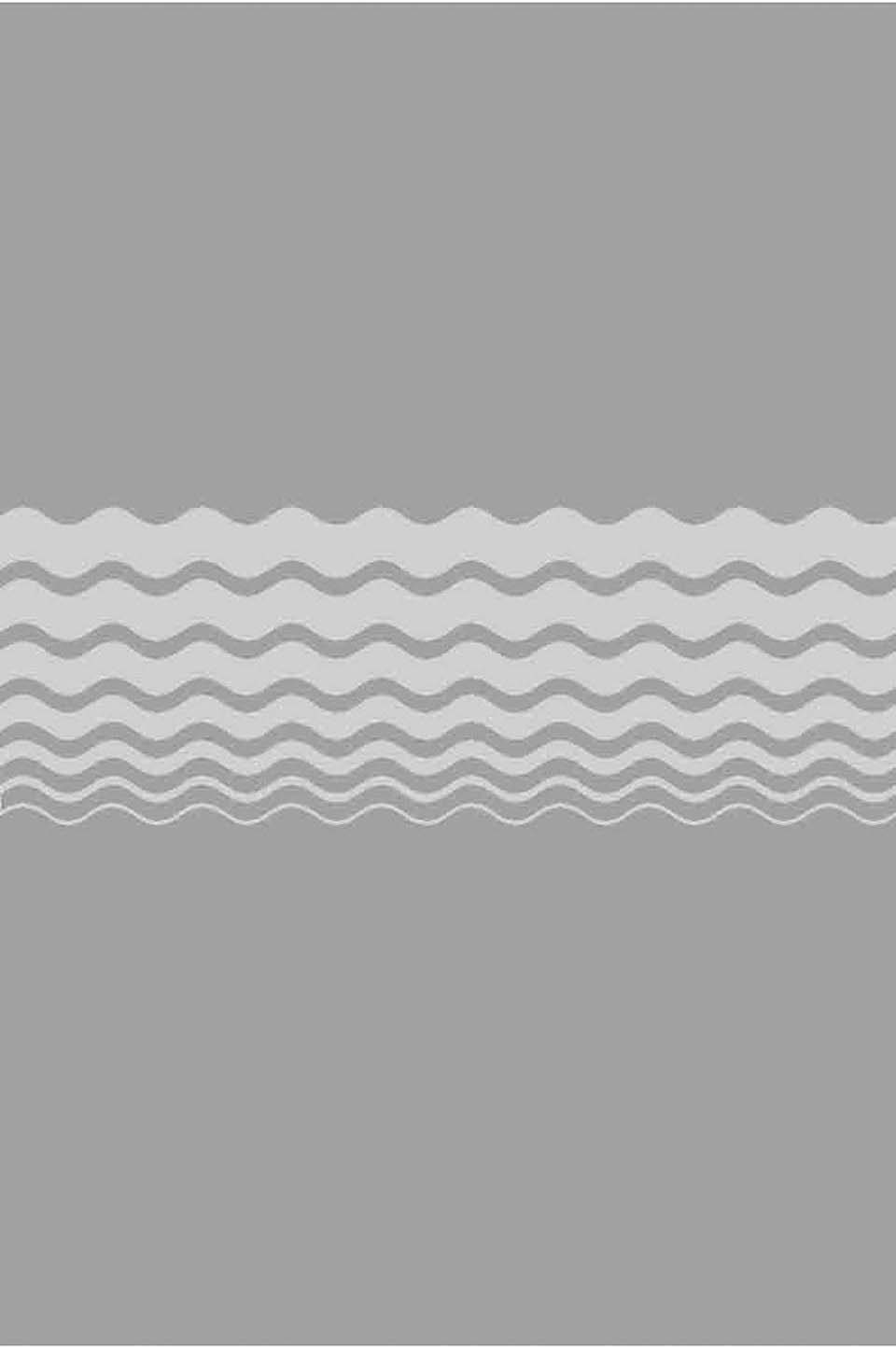 Sandstrahlmotiv 8 mit Wellenstreifen